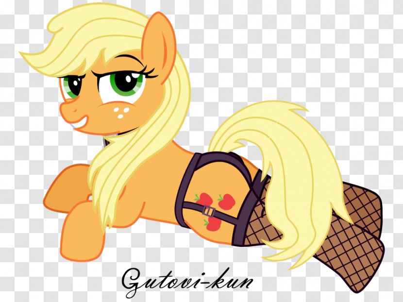 Applejack Pony Fluttershy Art Horse - Vertebrate Transparent PNG