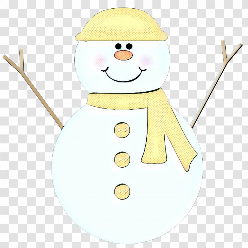 Retro Background - Snowman - Character Created By Fiction Transparent PNG