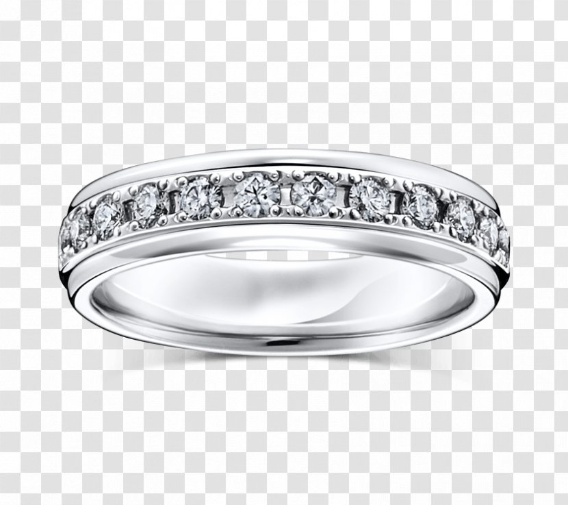 Wedding Ring Engagement Diamond Eternity - Rings Transparent PNG