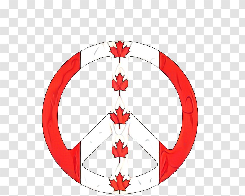 Flag Of Canada Peace Symbols Clip Art - Symbol Transparent PNG