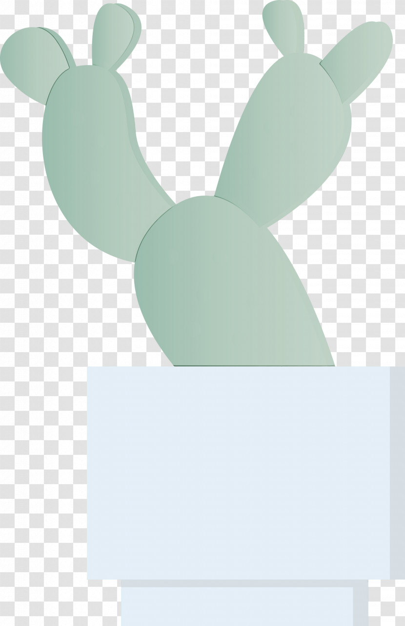 Turquoise Rabbits And Hares Pattern Rabbit Transparent PNG