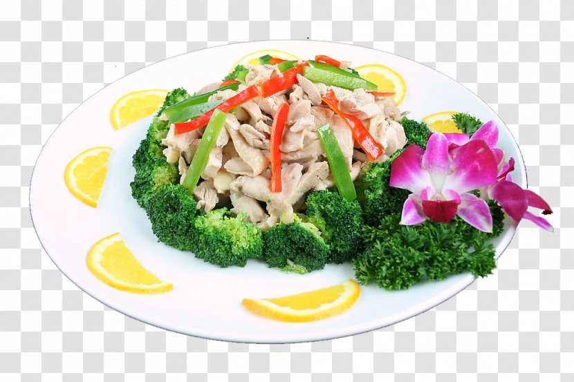 White Cut Chicken Thai Cuisine Dongan County Vegetarian - Salad - East Leonard Transparent PNG