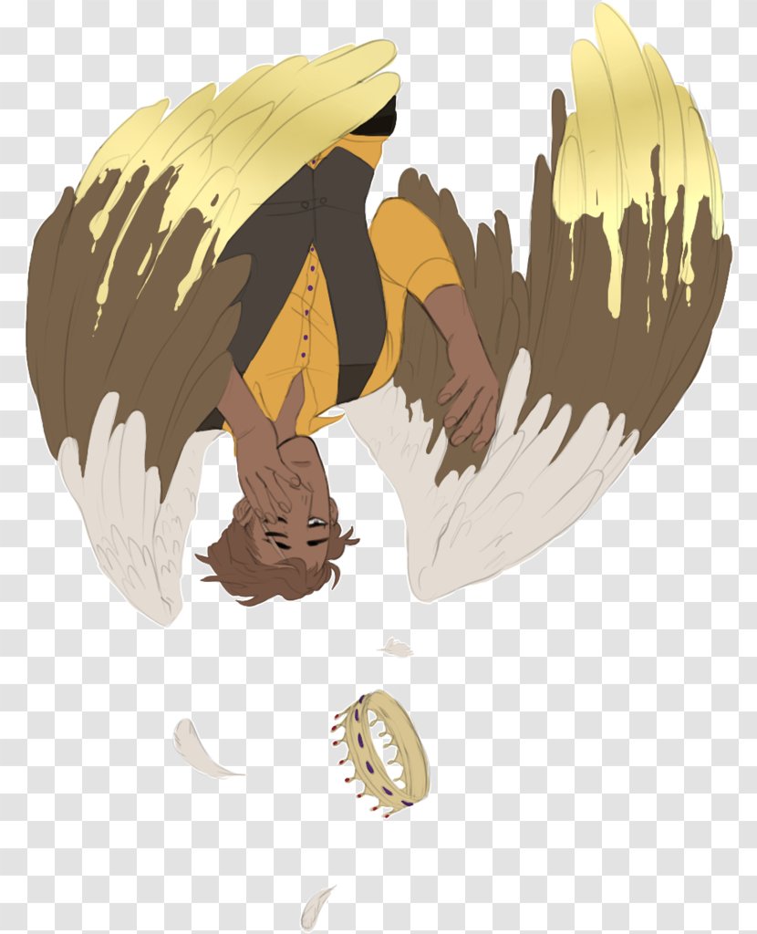 Eagle Cartoon Feather Beak - Mythical Creature Transparent PNG