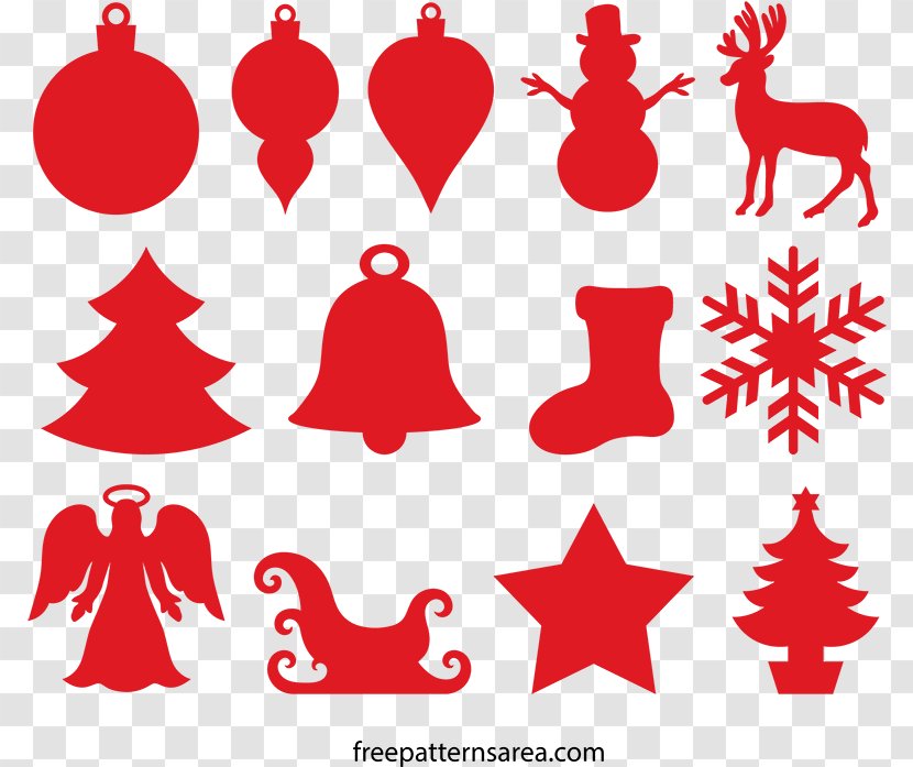 Christmas Day Ornament Decoration Vector Graphics - Cut Transparent PNG