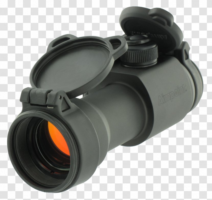 Aimpoint AB CompM2 Red Dot Sight Reflector CompM4 - Advanced Combat Optical Gunsight - Optic Transparent PNG