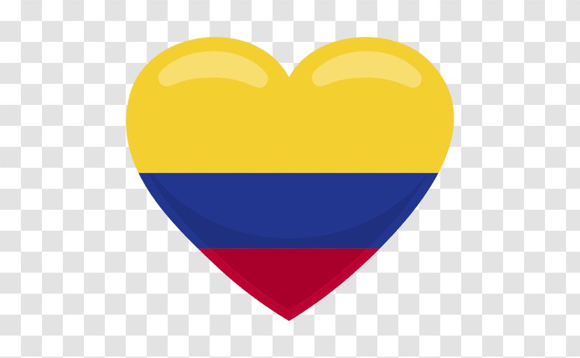 Flag Of Colombia Clip Art - Love - Vector Transparent PNG