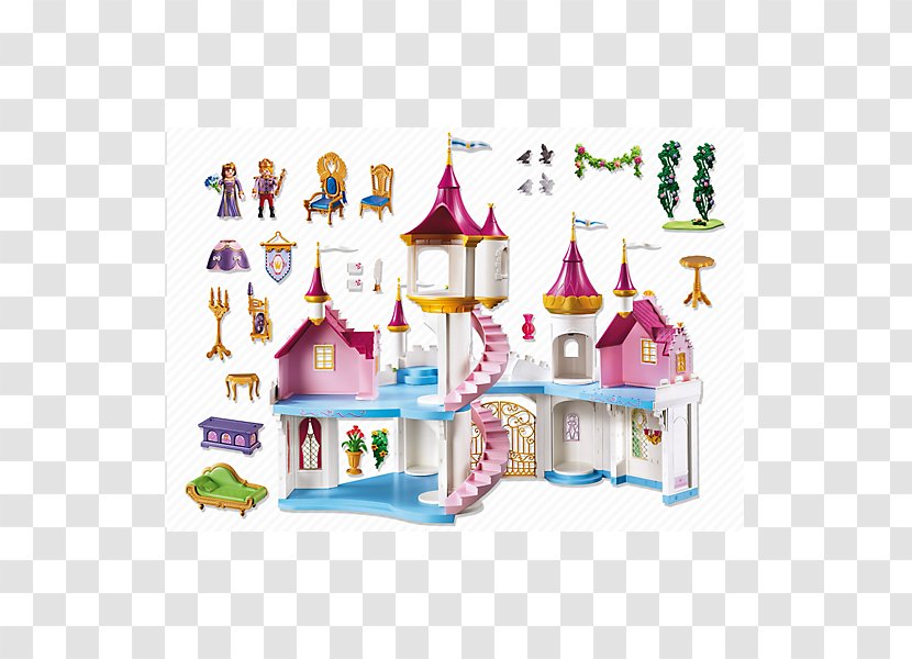 Playmobil Grand Princess Toy Castle Transparent PNG