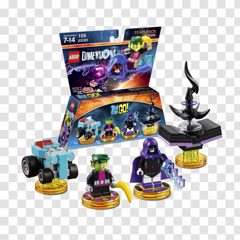 Lego Dimensions Teen Titans Go! Team Pack Beast Boy Raven Transparent PNG