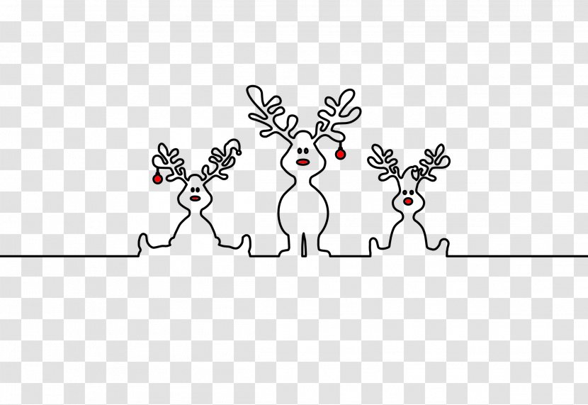 Mat Reindeer Christmas Party Germany - Cartoon Transparent PNG