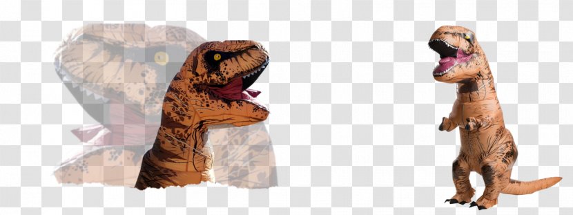 Tyrannosaurus Dinosaur Inflatable Costume - Jurassic World Transparent PNG