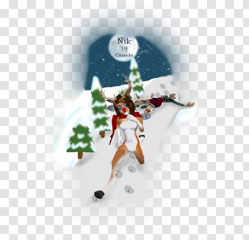 Figurine Desktop Wallpaper Christmas Ornament Computer Day - Grandma Got Run Over By A Reindeer Transparent PNG