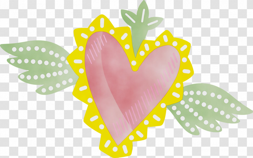 Yellow Petal M-095 Transparent PNG