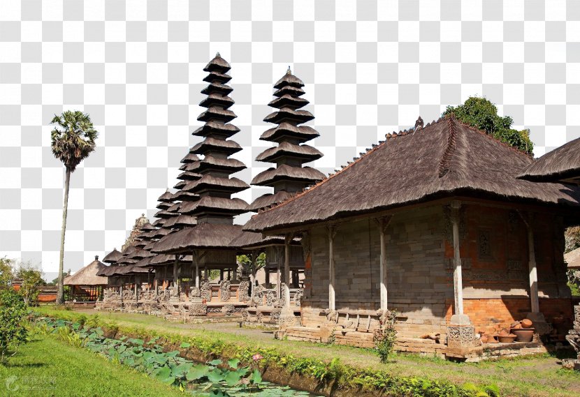 Pura Taman Ayun Balinese Temple Photography - Hut - Ubud Palace Landscape Transparent PNG