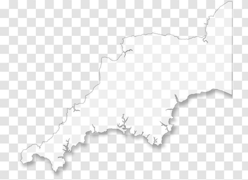 White Map Tuberculosis - Black And Transparent PNG