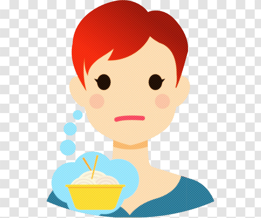 Cartoon Tableware Smile Transparent PNG