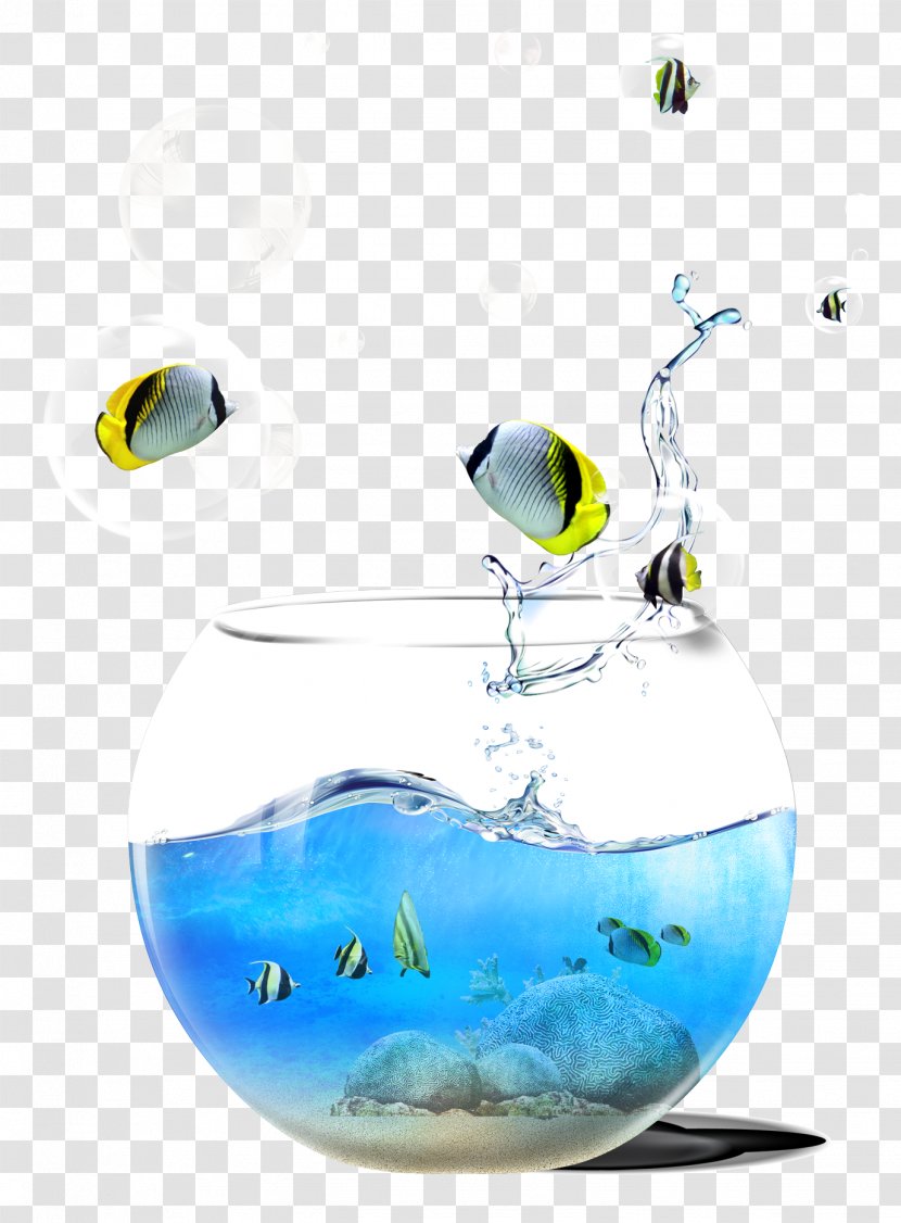 Fish Tank Background Material - Creativity - Liquid Transparent PNG