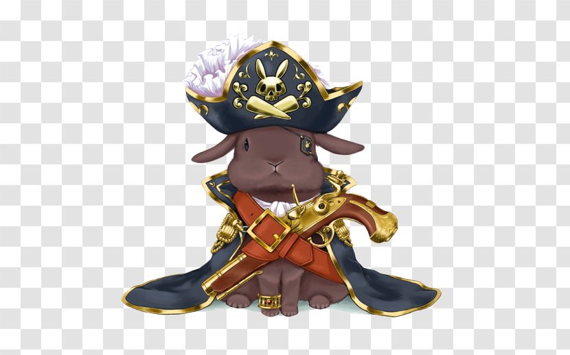 Food Rabbit Moe Illustration - Creativity - Hand-painted Pirates Of The Caribbean Transparent PNG