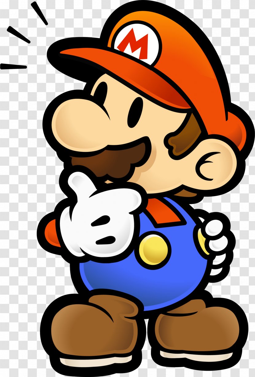Super Paper Mario Bros. Luigi - Smile Transparent PNG