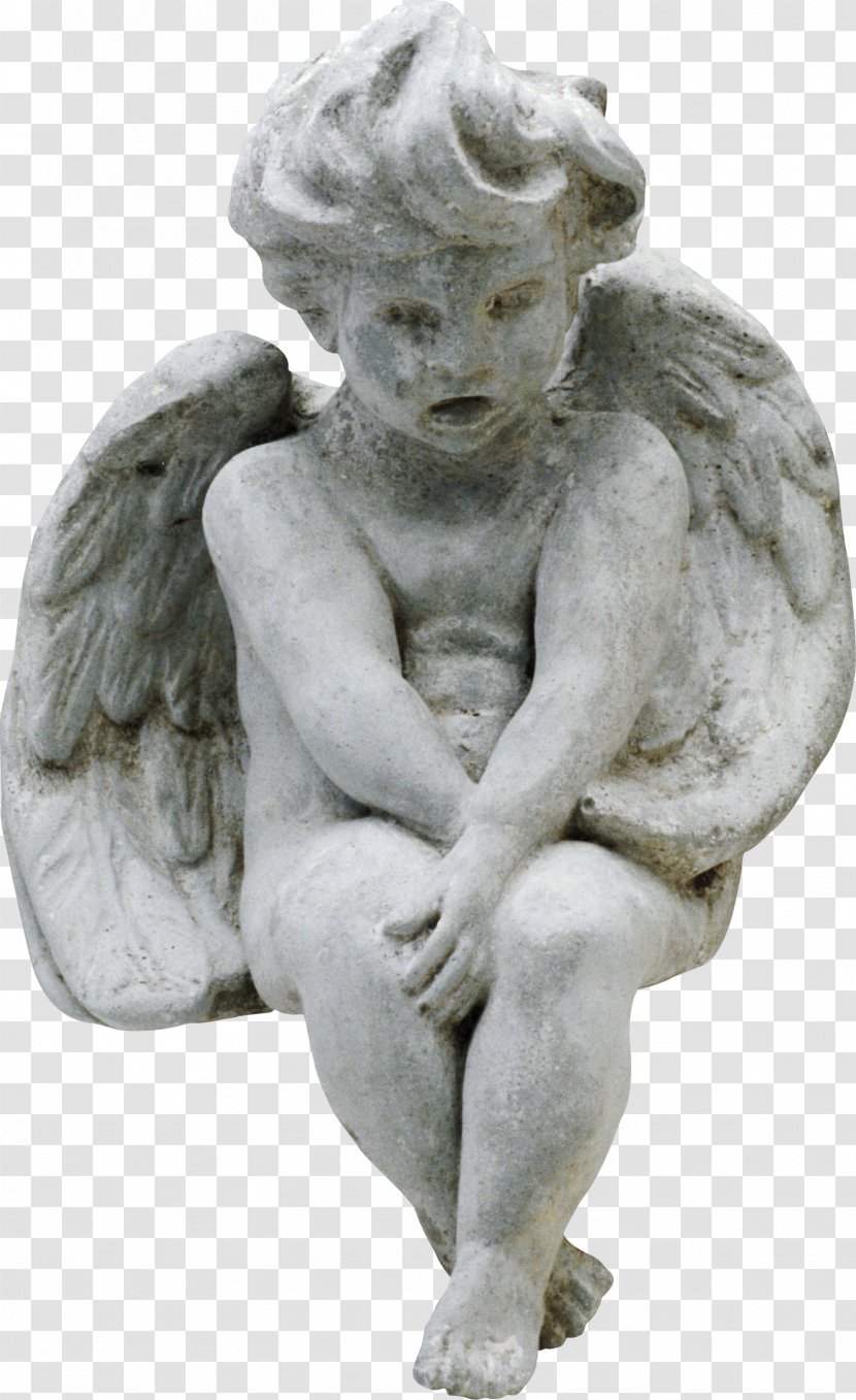 Statue Figurine Sculpture Angel - Megabyte Transparent PNG