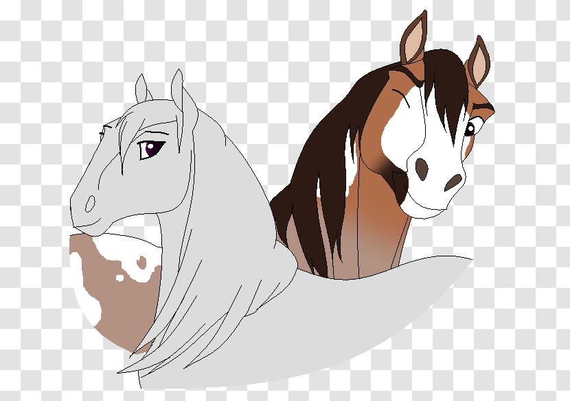 Cat Mustang Pony Stallion Line Art - Vertebrate - Spirit Horse Transparent PNG