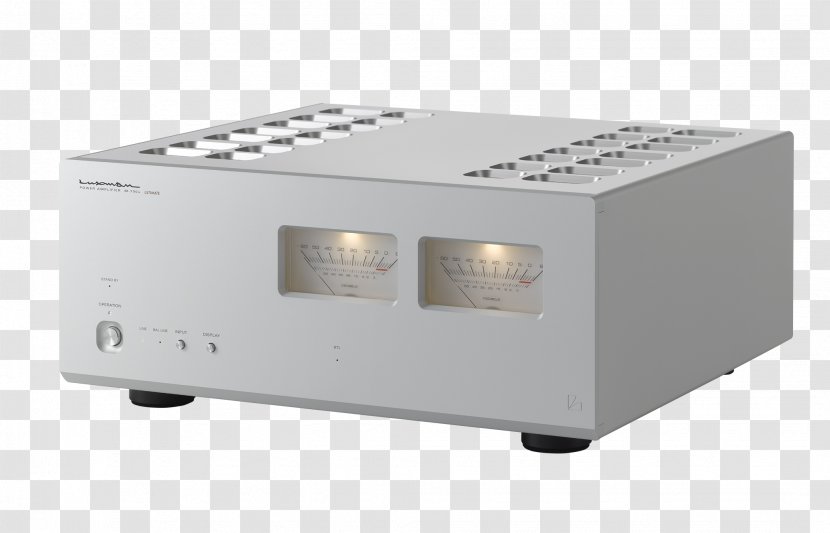 Audio Power Amplifier Luxman Corporation Preamplifier - Amplificador Transparent PNG