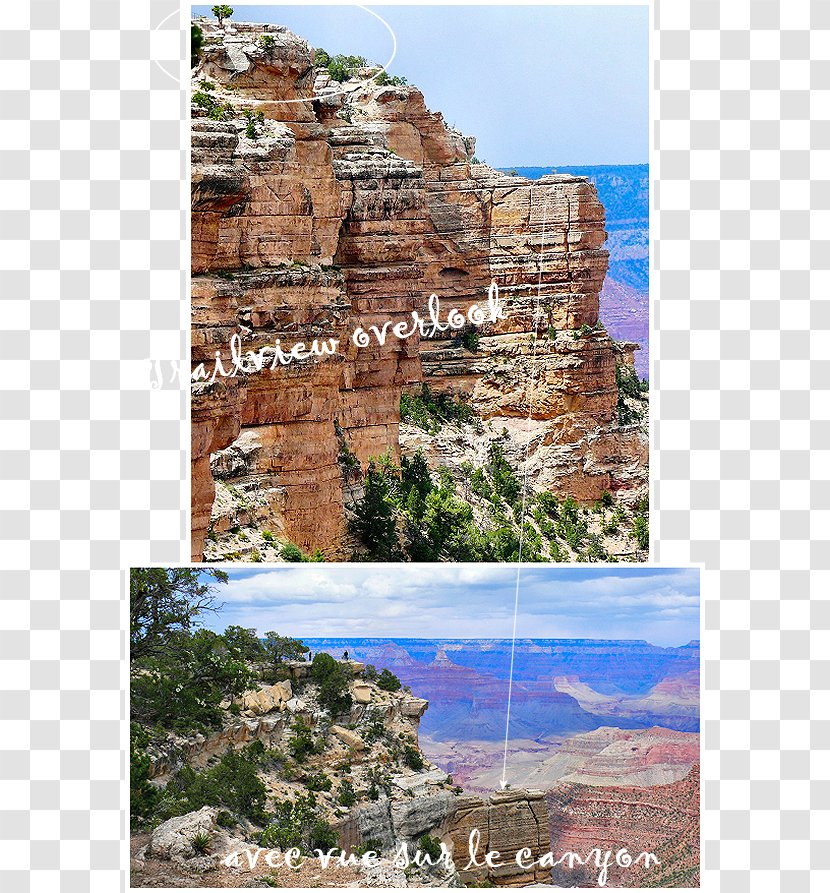 Grand Canyon Cliff Historic Site Bedrock - National Park - Overlook Transparent PNG