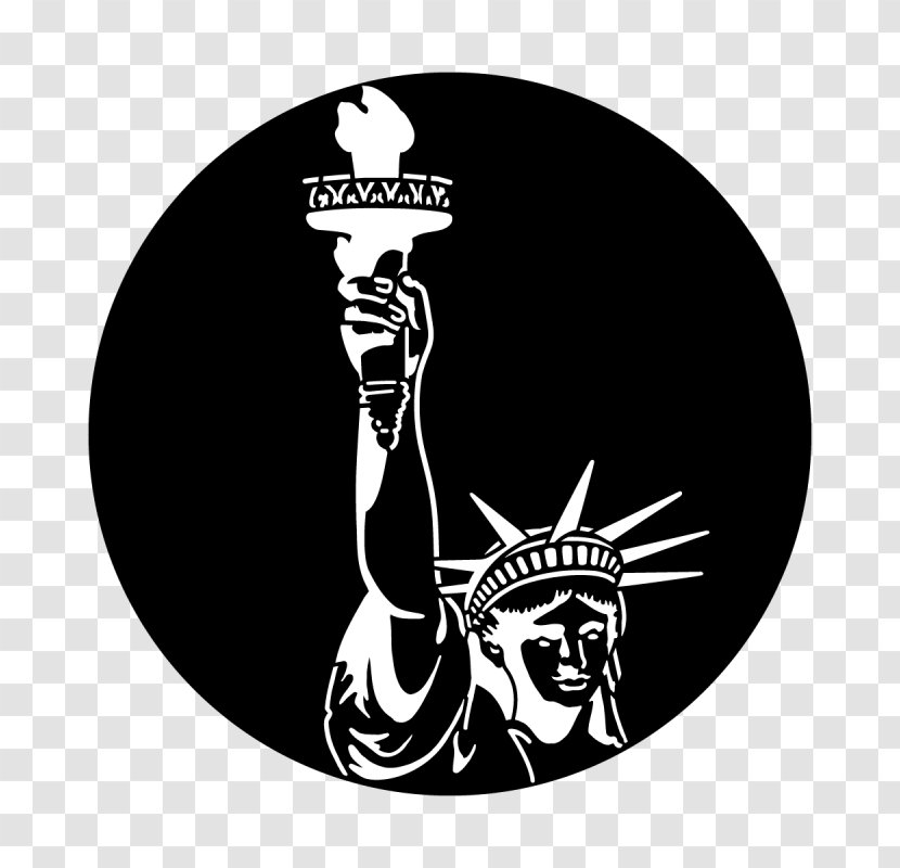 Statue Of Liberty National Monument Gobo Independence Day Steel - Stage Lighting - Stagecraft Graphic Transparent PNG