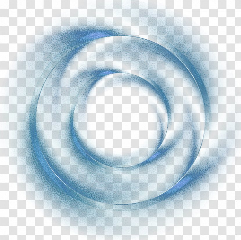 Blue Fancy Circle Effect Element - Aperture - Light Transparent PNG