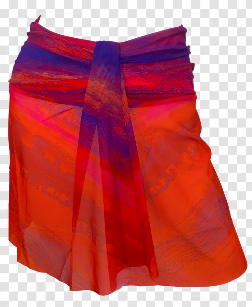 Shoulder Skirt - Orange Transparent PNG