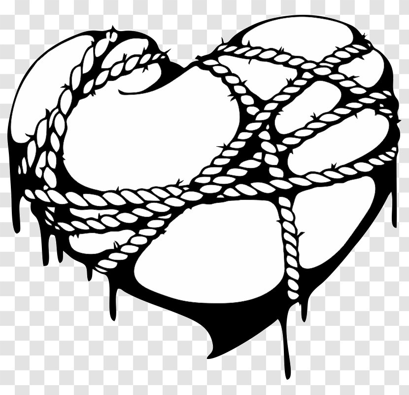 Sticker Decoratie Rope Splicing Drawing Clip Art - Campervans - Heart Transparent PNG