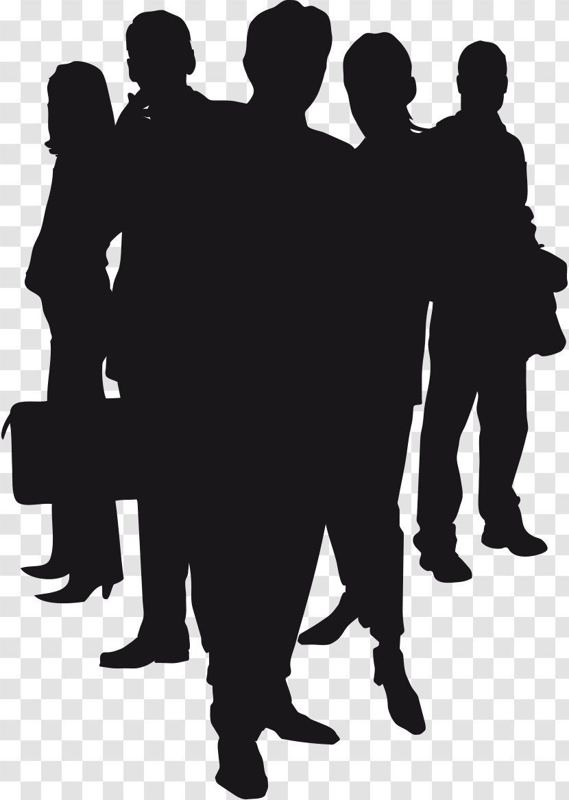 Public Relations Human Behavior Silhouette Black White - Monochrome Transparent PNG