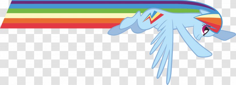 Rainbow Dash Rarity Flight Pony - Text Transparent PNG
