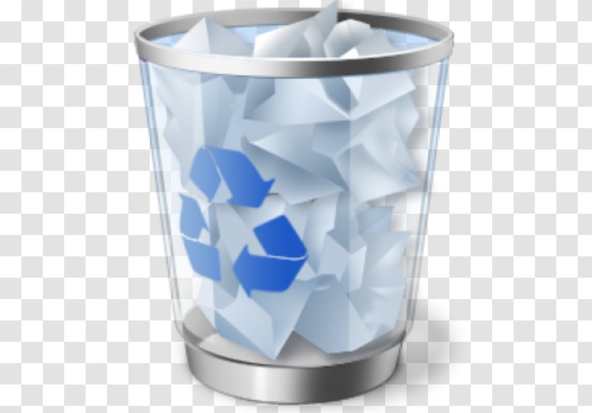 Trash Recycling Bin Computer Rubbish Bins & Waste Paper Baskets - File Deletion Transparent PNG