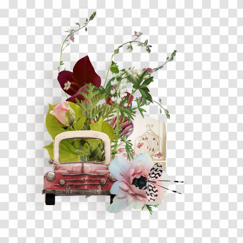 Floral Design Flower Bouquet - Gratis - Car Transparent PNG
