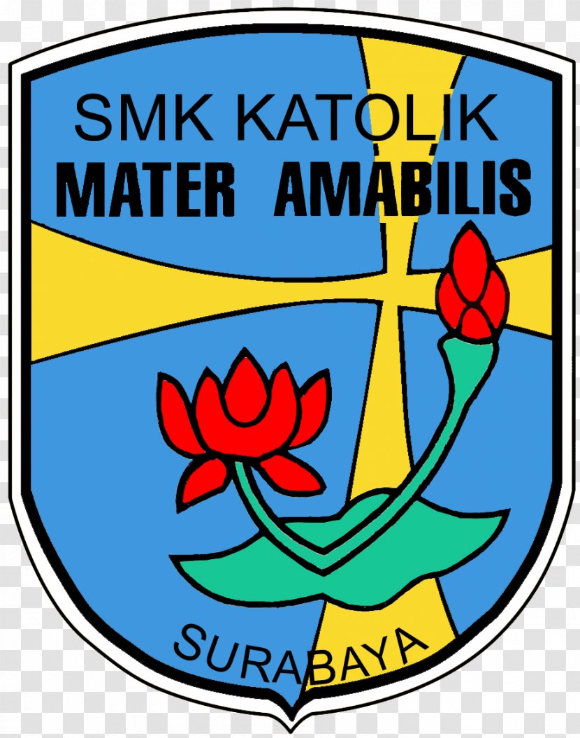 Catholic Vocational High School Mater Amabilis Logo SMKN 5 Bandung - Sign Transparent PNG