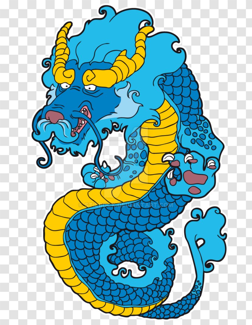 Chinese Dragon Tattoo - Area Transparent PNG