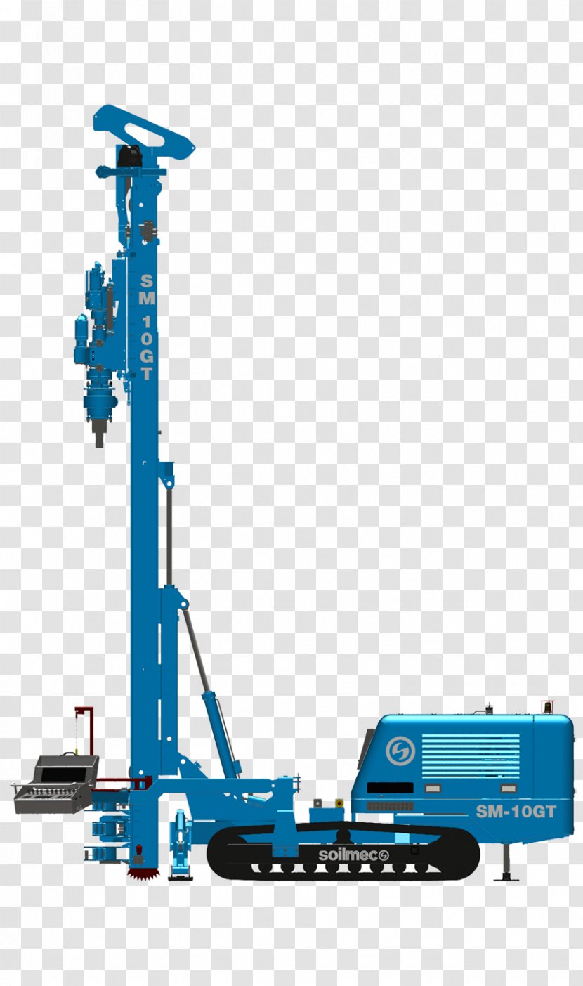 Soilmec Augers Drilling Rig Geothermal Energy Power - Magnetic Machine Transparent PNG