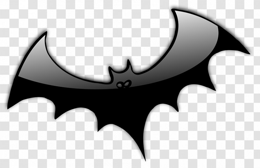 Bat Halloween Animation Clip Art - Mammal - Flying Witch Silhouette Transparent PNG
