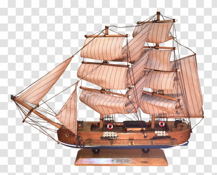 Brigantine Barque Clipper Caravel Galleon - Ship Replica Transparent PNG