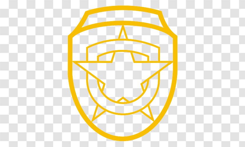 Space Force Yellow Blue Sky 0 - Smiley - Border Security Transparent PNG