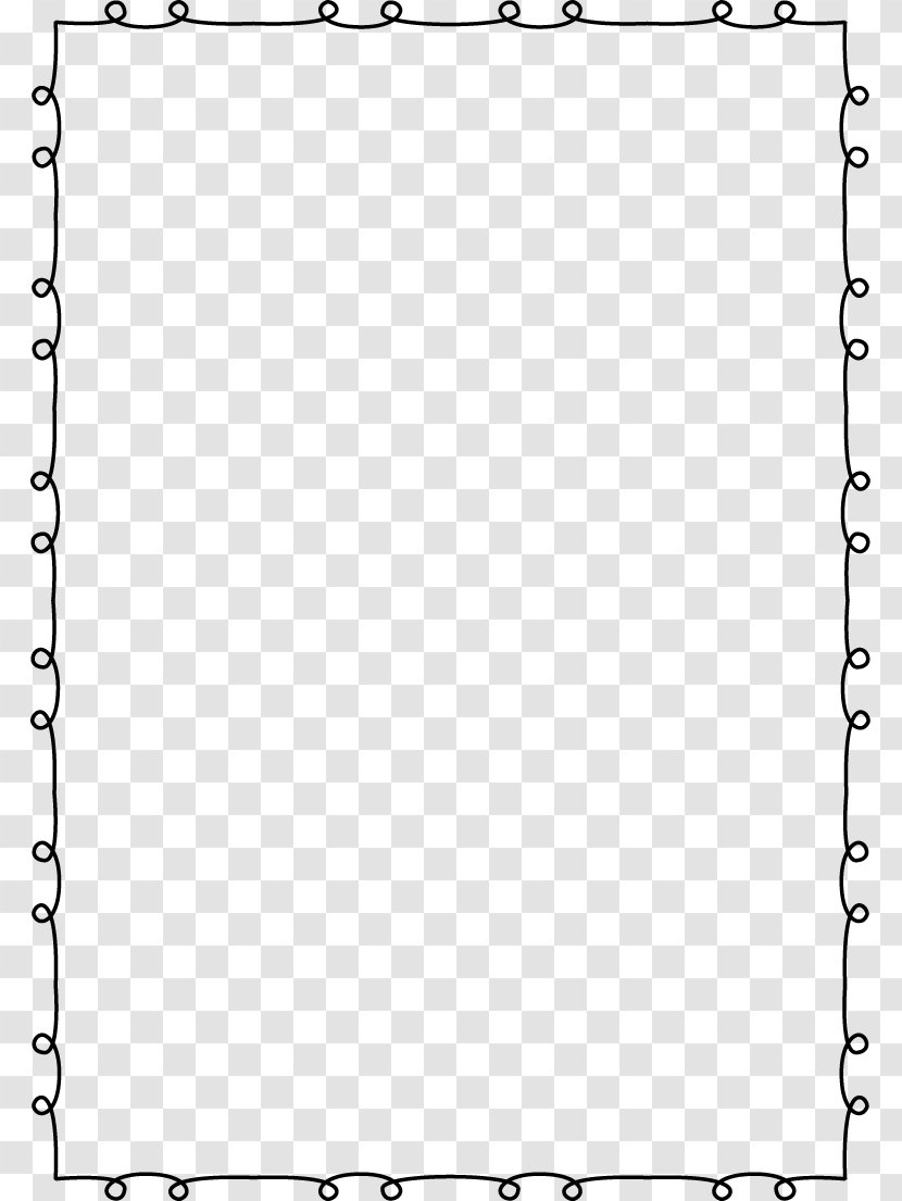 Black White Angle Pattern - Free Page Border Transparent PNG