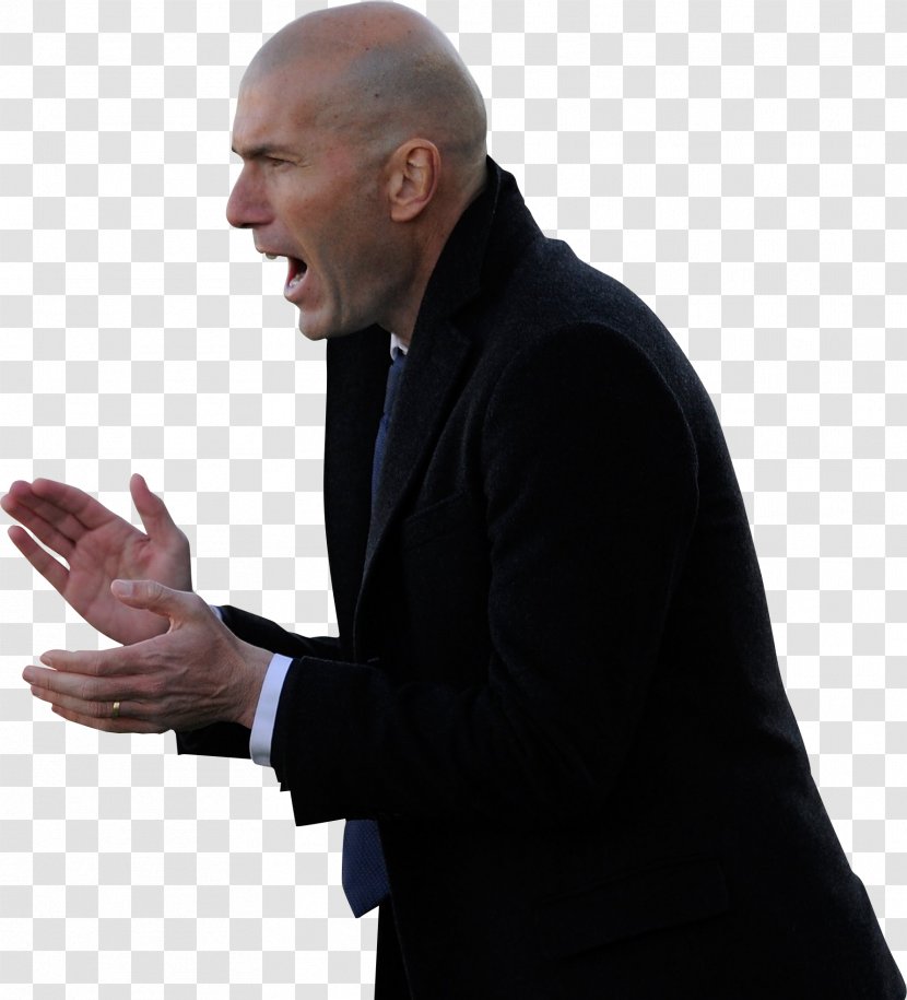 Zinedine Zidane Real Madrid C.F. Coach Desktop Wallpaper - Com - Public Speaking Transparent PNG
