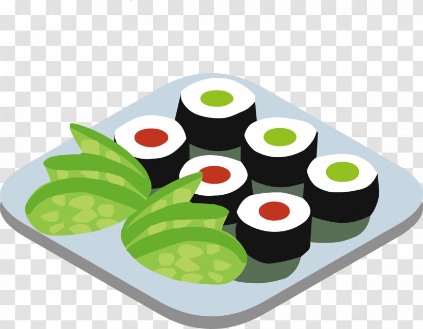 Japanese Cuisine Sushi Food - Designer - Vector Creative Design FIG. Transparent PNG