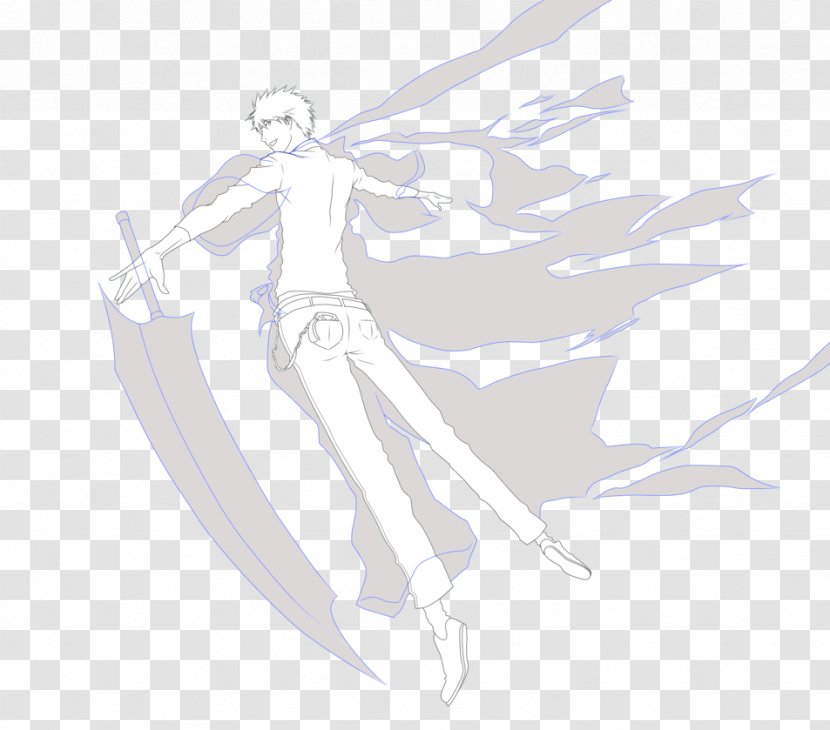 Drawing Line Art Sketch - Frame - Ichigo Kurosaki Transparent PNG