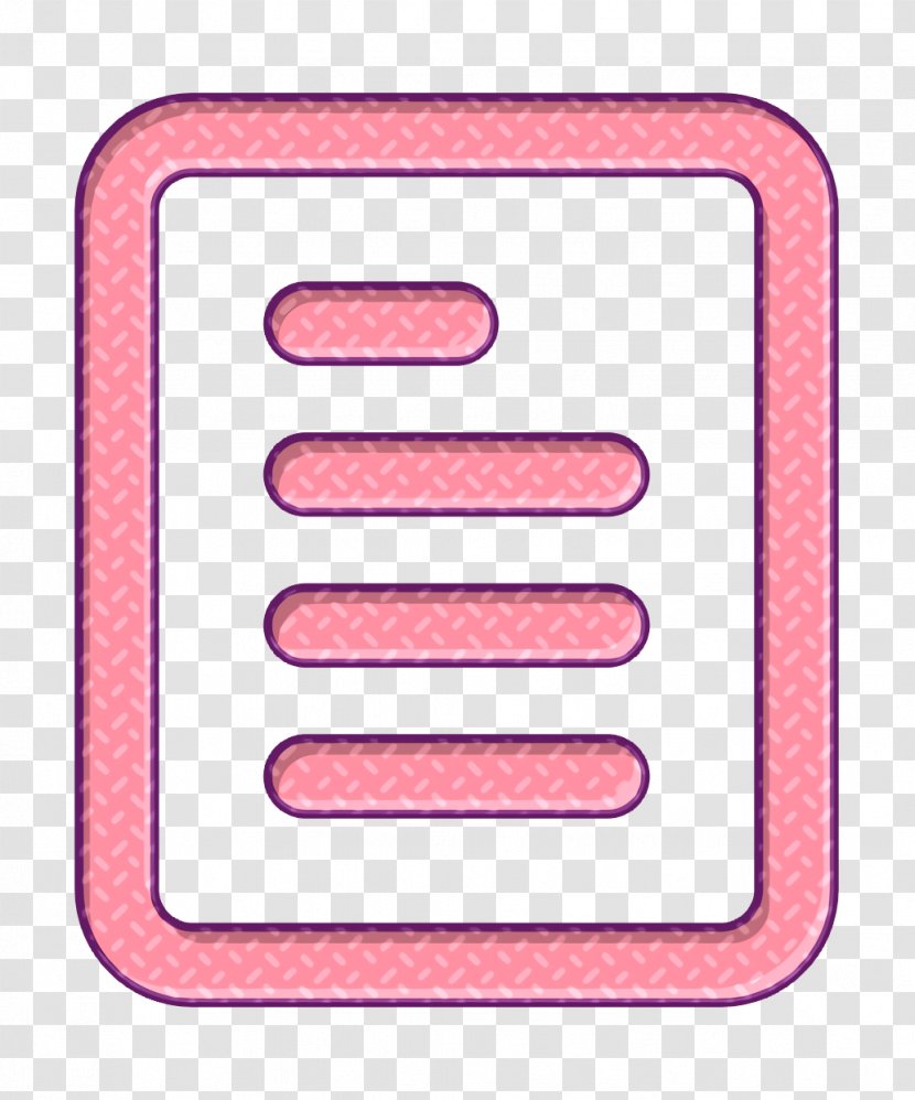 Paper Icon - Peach - Material Property Transparent PNG