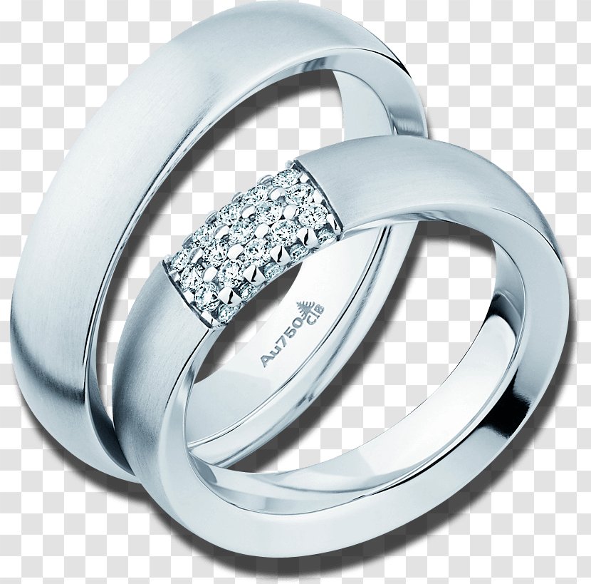 Wedding Ring Silver Body Jewellery - Rings Transparent PNG