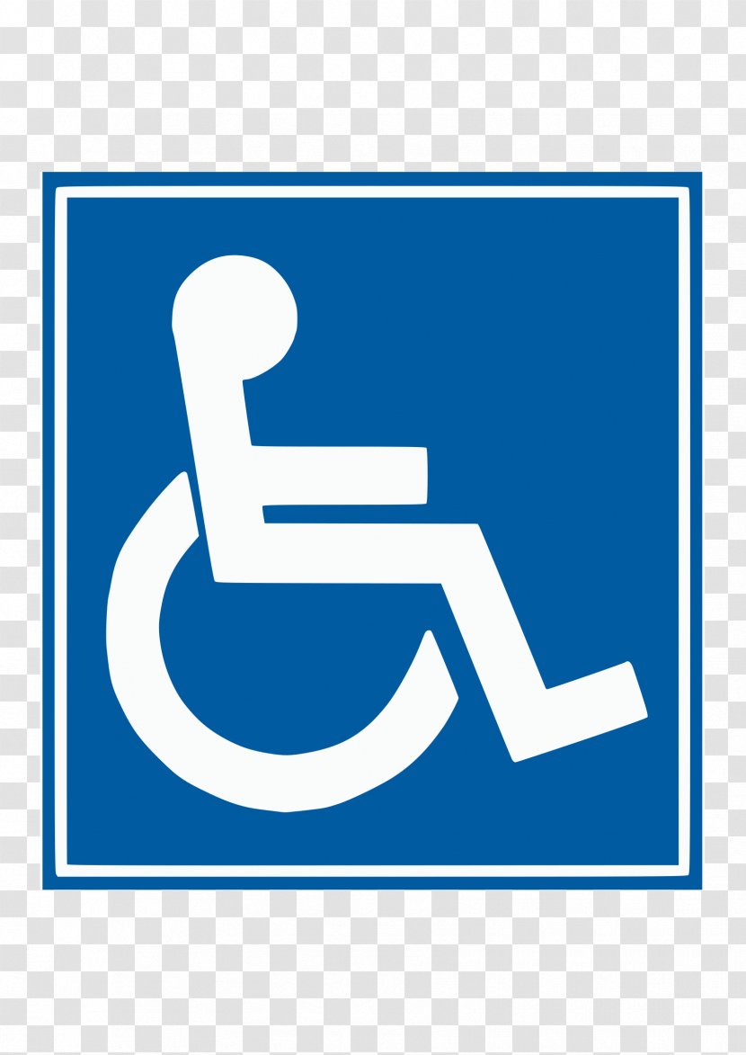 Disability Disabled Parking Permit Car Park Sign Clip Art - Logo - Wheelchair Transparent PNG