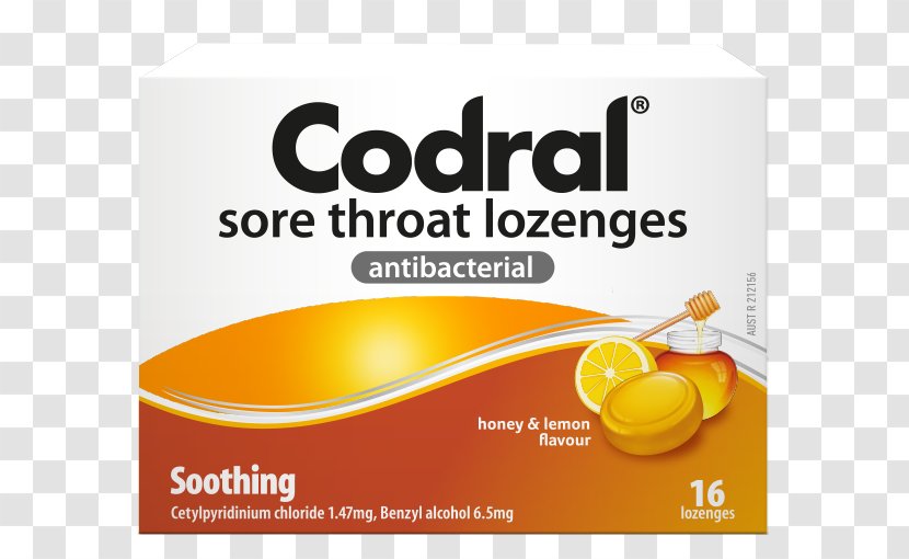 Codral Common Cold Influenza Throat Lozenge Pharmaceutical Drug - Medicine - Sore Transparent PNG