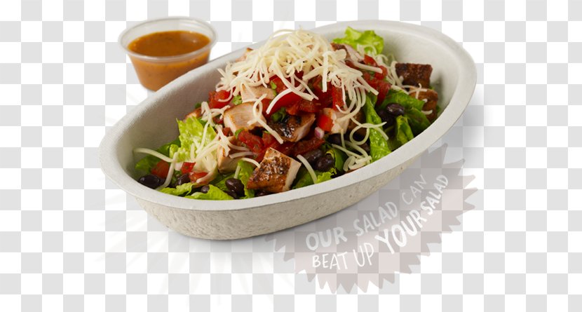 Taco Salad Burrito Guacamole Vinaigrette - Menu - Salad-bowl Transparent PNG