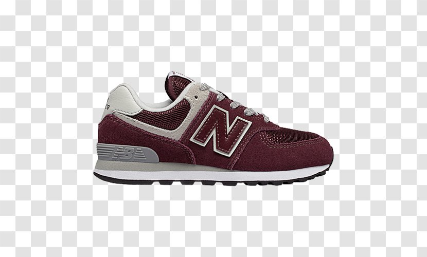 New Balance 574 Classic Boys Preschool Shoes PC574BD104 Size Sports Clothing - Watercolor - Burgundy Jordan Running For Women Transparent PNG